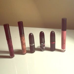 Mac, Stila, and Kylie lip sticks bundle.